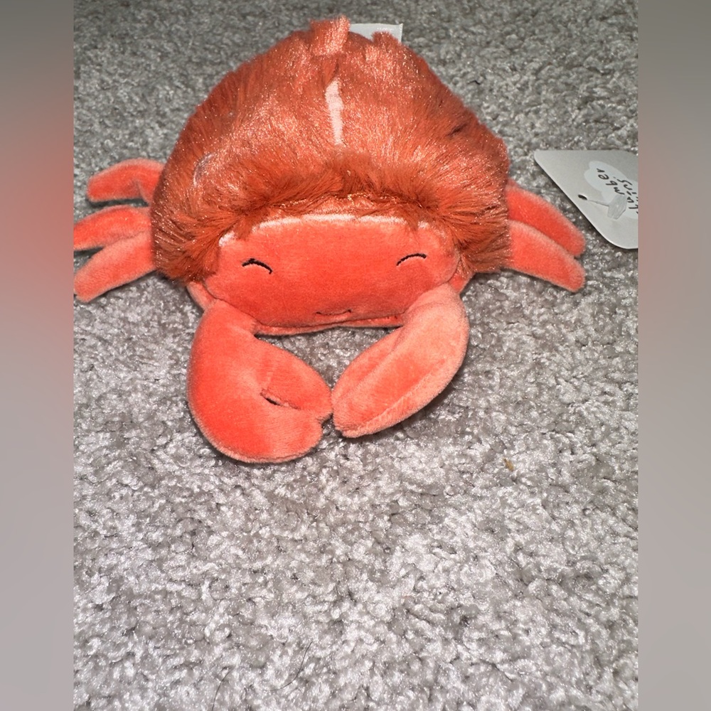 Slumberkins Mini Red Crab Limited Edition Plush Stuffed Animal New
